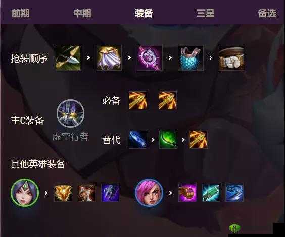 金铲铲之战虚空之女出装攻略:打造无敌女武神