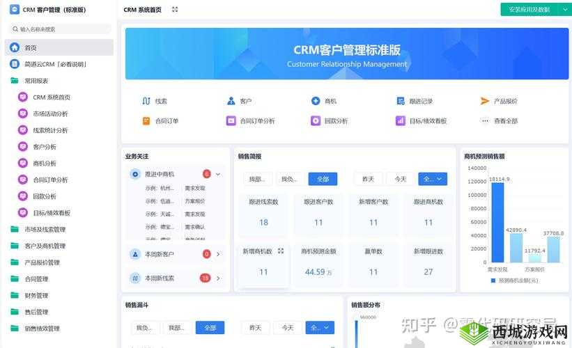 成免费 CRM 大全：一站式企业管理软件推荐